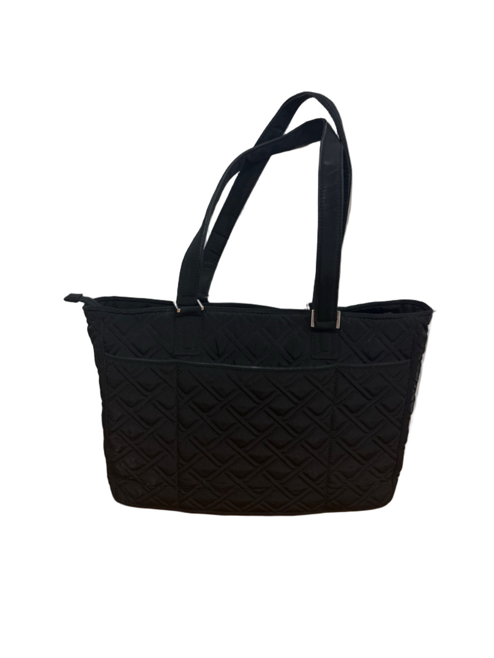Women's Vera Bradley Quilted Tote Bag One Size Black - Picture 6 of 12